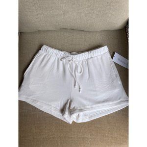 NWT Lounge white shorts soft & comfy size small